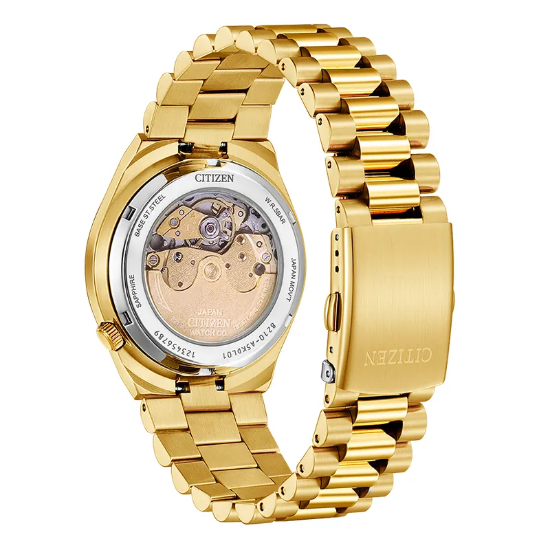 Citizen Tsuyosa Red Dial Rose Gold-tone Men’s Watch- NJ0153-82X